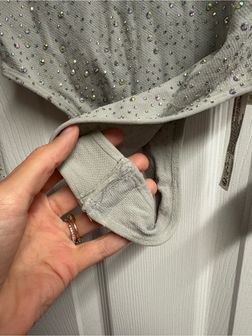 NWT Free People Intimately Night Sky Seamless Embellished Bodysuit Med/Lg - Picture 6 of 7